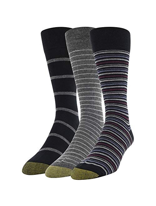 Buy Gold Toe Men's Multistripe Crew Socks, 3 Pairs online | Topofstyle