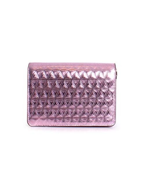 Michael Kors Jade Medium Gusset Clutch Handbag in Soft Pink