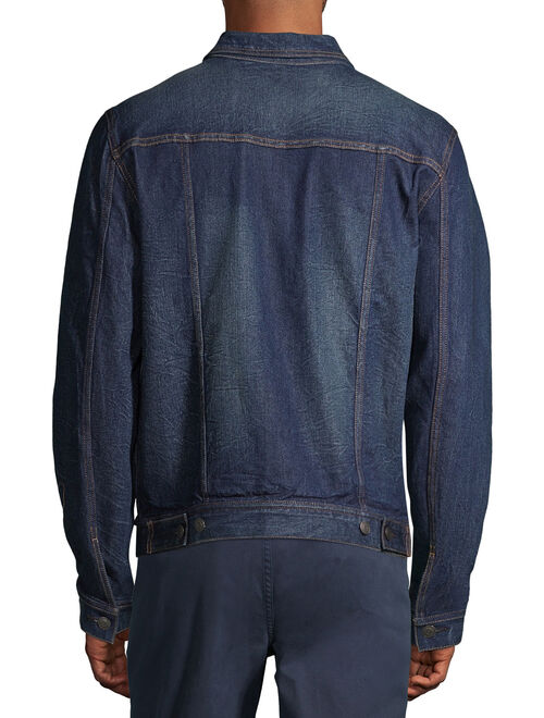 George Men's and Big Men's Denim Jacket, up to Size 5XL
