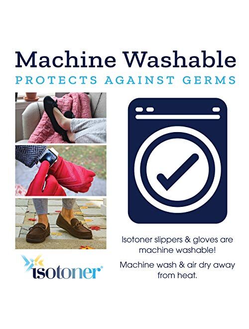 isotoner Women's Signature X-Slide Slipper, Satin Trim with Memory Foam