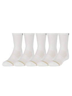 Boys' Ultra Tec Back Stripe Crew, 5-pair