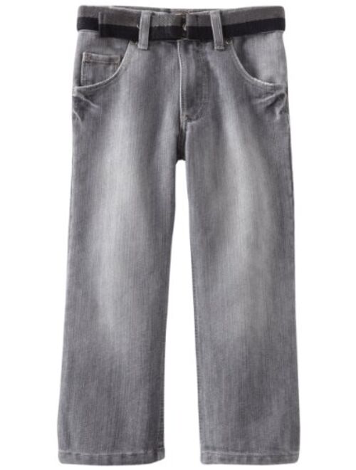 Lee Boys' Dungarees Belted Relaxed-fit Bootcut Jeans