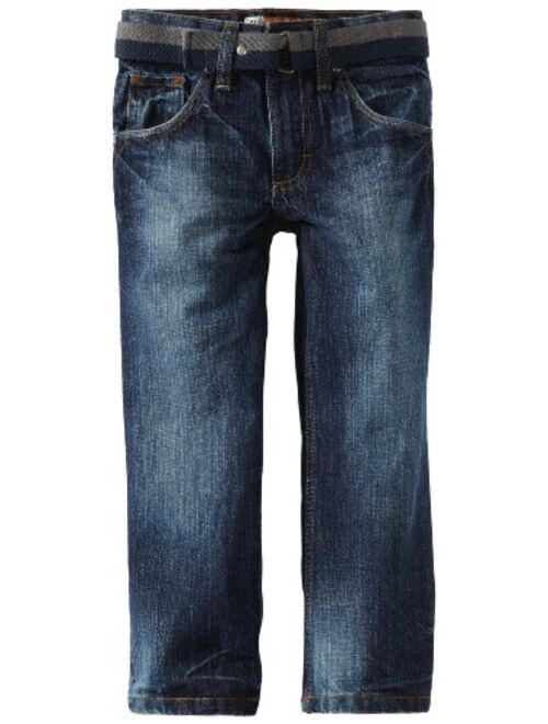 Lee Boys' Dungarees Belted Relaxed-fit Bootcut Jeans