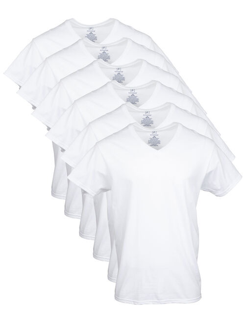 George Men's V-Neck T-shirts, 6-Pack