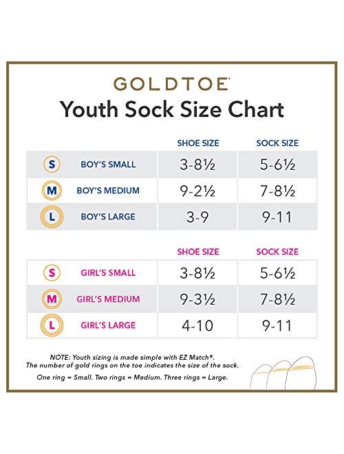 Gold Toe Girl's Animal Faces Crew Socks, 6 Pairs