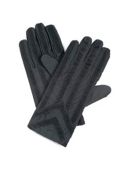 Signature Men's Gloves, Spandex Stretch with Warm Knit Lining