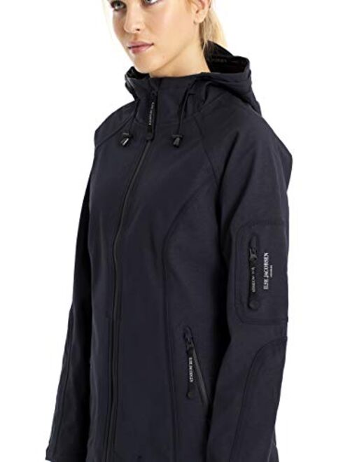 ILSE JACOBSEN Women's Tall/Plus-Size Water-Resistant Rain Jacket
