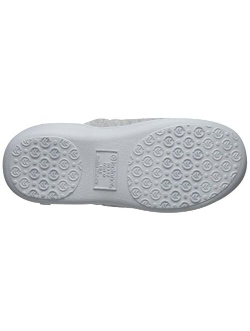 isotoner Women's Signature Terry Floral-Embroidered Slipper