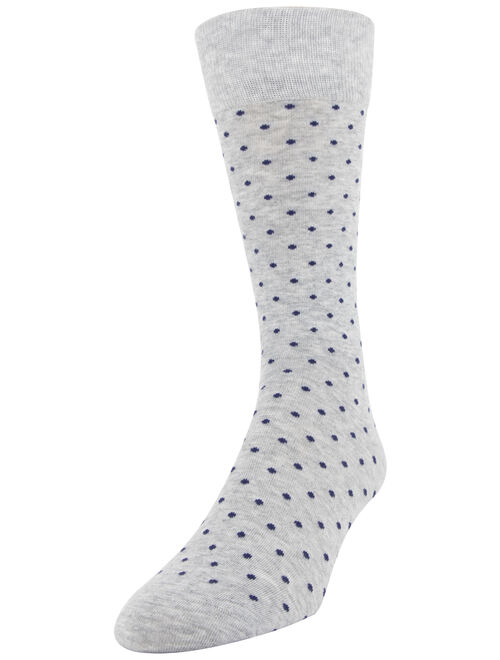 George Men's Dot Crew Socks, 6 Pairs