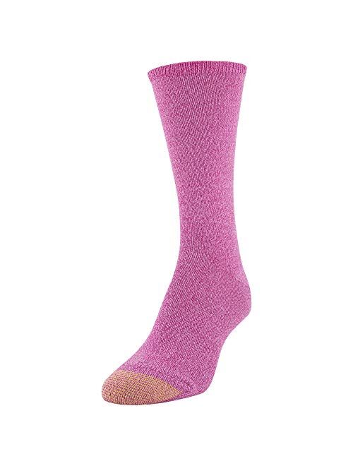 Gold Toe Women's Designer Collection Crew Socks, 3 Pairs