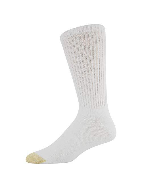 Gold Toe Men's Harrington Crew Socks, 6 Pairs