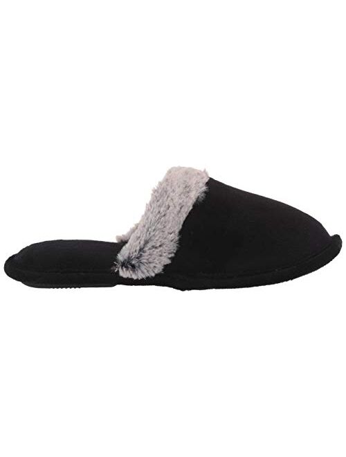 isotoner Women's Microterry Clog Slipper with Enhanced Heel Cushion