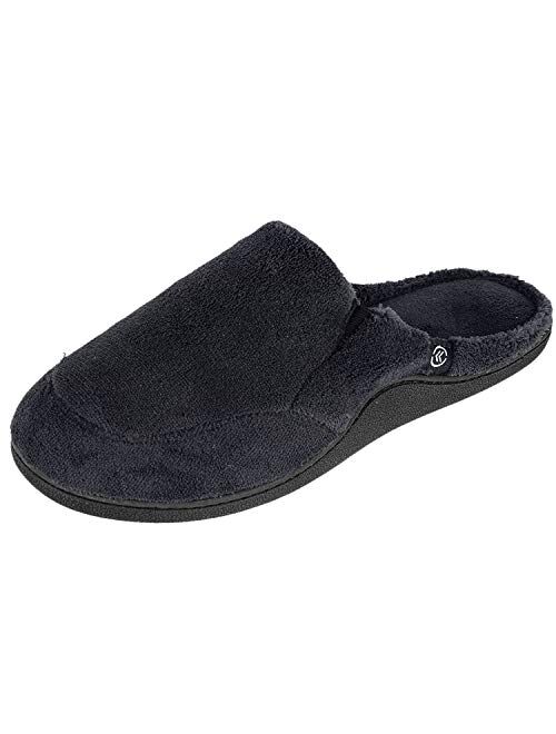 isotoner Mens Microterry Clog Slippers