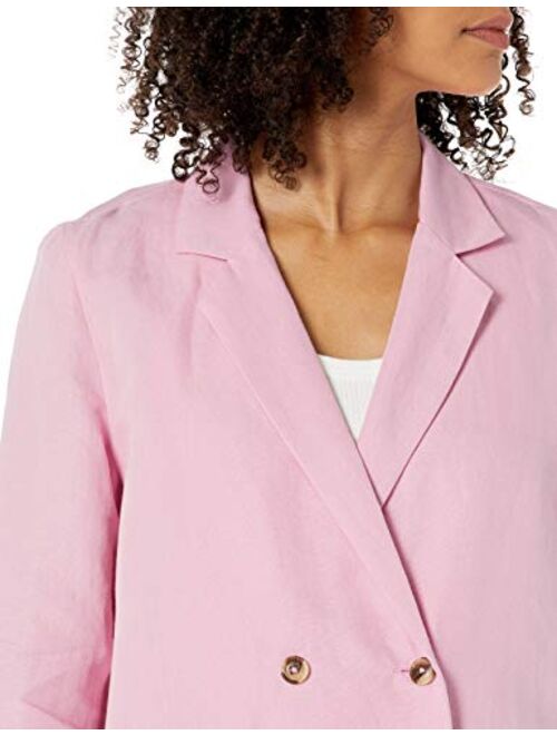 The Drop Women's Irene Loose-Fit Double Breasted Blazer
