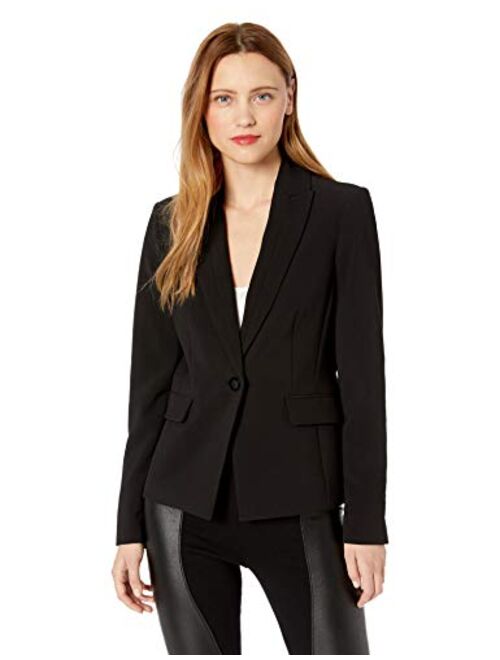 Karl Lagerfeld Paris Women's Single Button Blazer