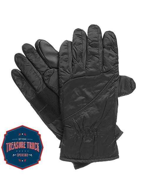 isotoner Men’s NeverWet smarTouch Packable Gloves