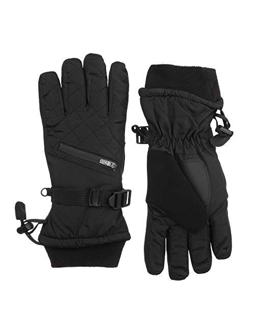 Isotoner Women’s Ski Gloves, Waterproof and Windproof Insulated for Cold Weather