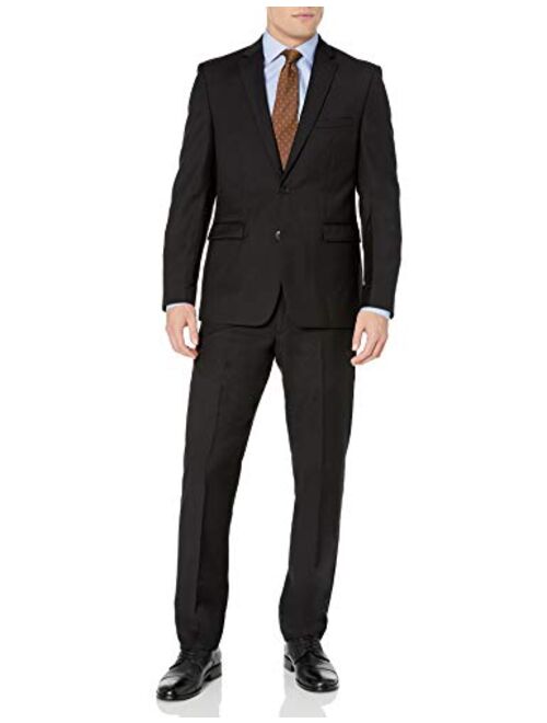 Vince Camuto Men's Two Button Slim Fit Solid Suit