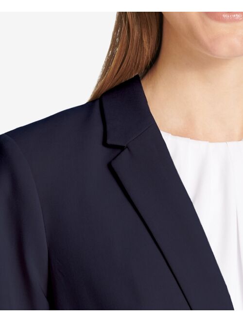 Calvin Klein Petite One-Button Blazer