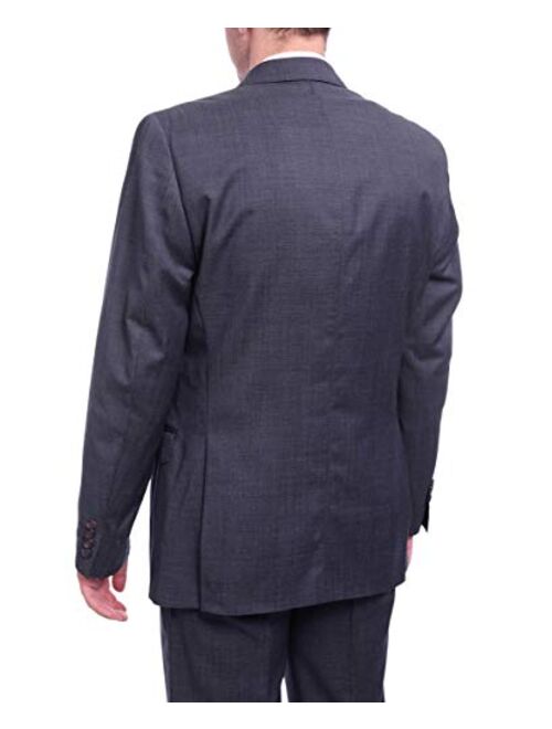 Polo Ralph Lauren Ralph Lauren Slim Fit Navy Blue Pindot Two Button Wool Suit