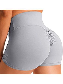 Workout Booty Shorts for Women Scrunch Butt Lifting Yoga Short High Waist Sports Lounge Leggings