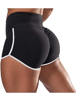 Workout Booty Shorts for Women Scrunch Butt Lifting Yoga Short High Waist Sports Lounge Leggings