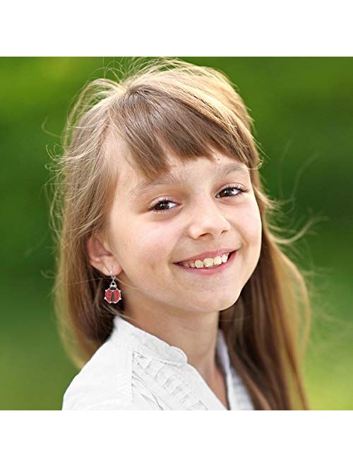 16 Pairs Girls Hypoallergenic Huggie Hoop Earrings with Charm Cute Small Dangle Hoop Earrings Set
