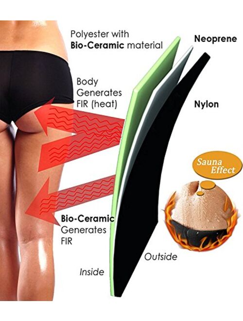 Seasum Weight Loss Hot Neoprene Sauna Sweat Pants Hot Sweat Thermo Slimming Body Shaper Body Fat Burning Tights