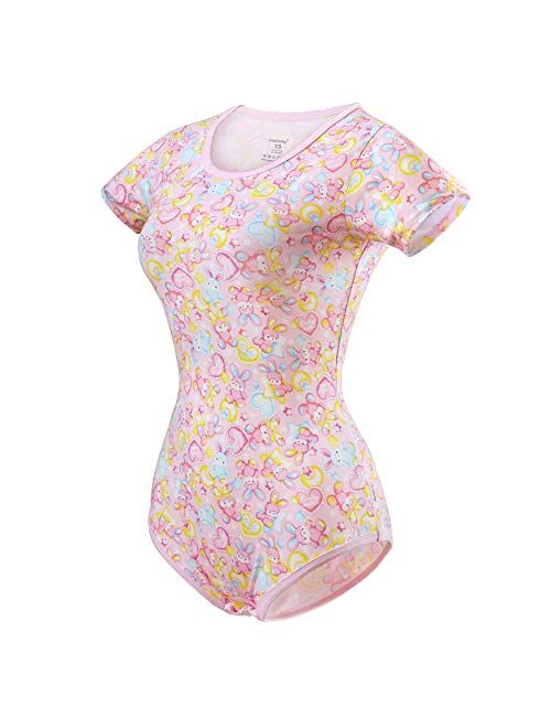 Littleforbig Cotton Romper Onesie Pajamas Bodysuit - Bedtime Bunny