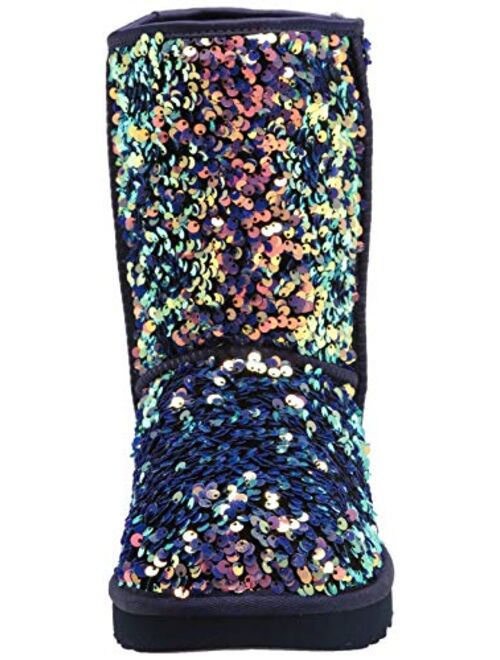 UGG Women's Classic Short Stellar Sequin Fashion Boot