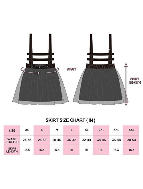 Littleforbig Mesh Overall Skirt Romper - Heartbreaker Jumper Skirt