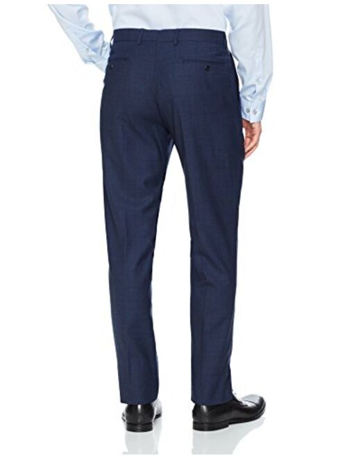 Vince Camuto Men's Slim Fit 100% Wool Windowpane Suit