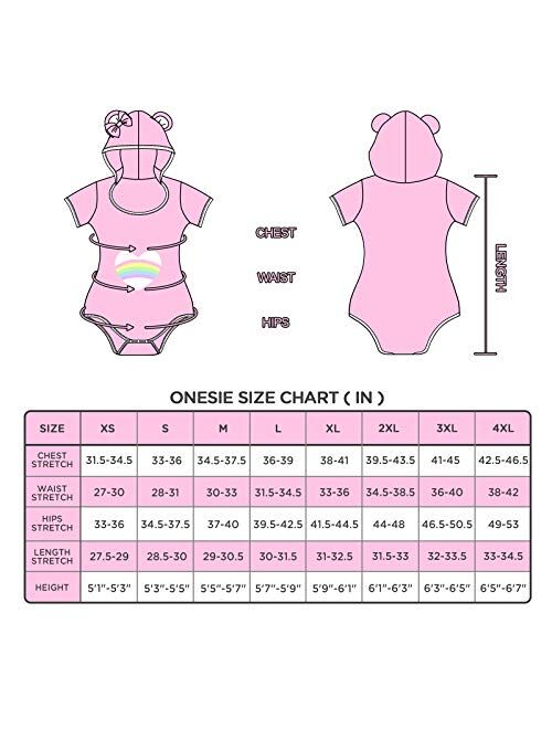Teddy Bear Onesie Pink Littleforbig Cotton Onesie Pajamas Bodysuit 