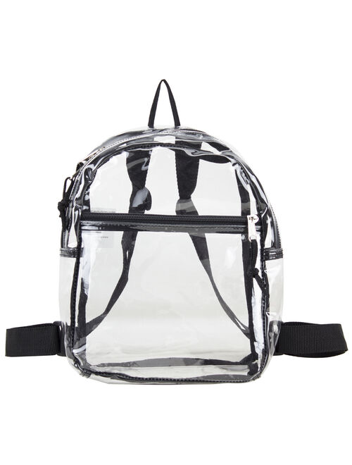 Eastsport Clear Mini Backpack, Black