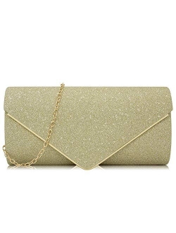 Clutch Purses For Women Glitter Lace Clutches Evening Bag Floral Pattern Handbags For Wedding And Party