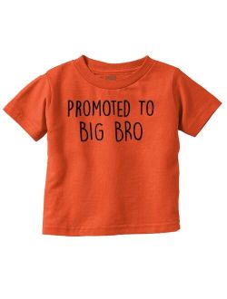 Brother Boys Toddler Tshirts Tees T-Shirts Promoted To Big Bro Older Son Shower