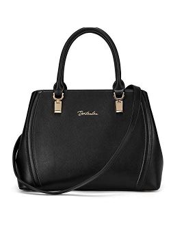Women Leather Handbag Designer Top Handle Satchel Shoulder Bag Crossbody Purses