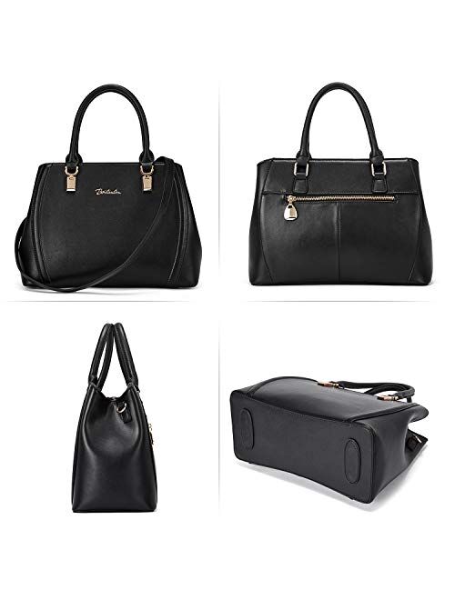 BOSTANTEN Women Leather Handbag Designer Top Handle Satchel Shoulder Bag Crossbody Purses