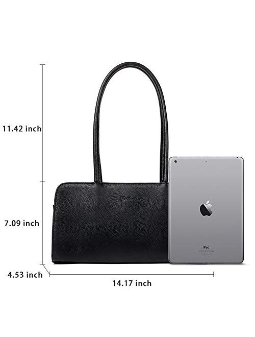 BOSTANTEN Women Designer Handbags Genuine Soft Leather Top Handle Purses and Handbags Satchel Shoulder Bag