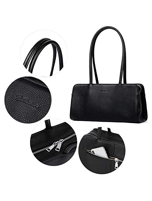 BOSTANTEN Women Designer Handbags Genuine Soft Leather Top Handle Purses and Handbags Satchel Shoulder Bag