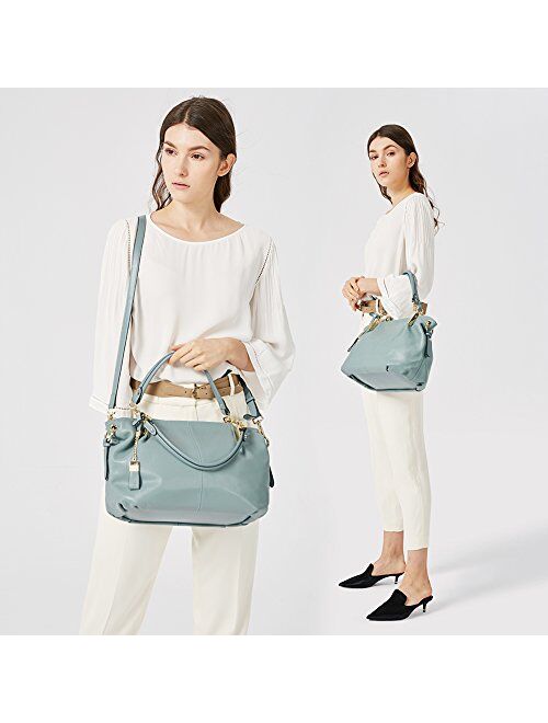 BOSTANTEN Women's Leather Handbags Tote Shoulder Purse Top-handle Crossbody Bag
