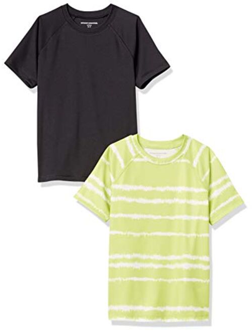 Amazon Essentials Boys' UPF 50+ Short Sleeve Swim Shirt