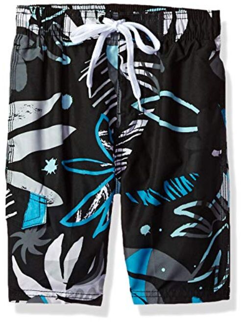 Kanu Surf Boys' Echo Quick Dry UPF 50+ Beach Swim Trunks