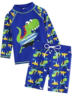 VAENAIT BABY Toddler Kids Boys UPF 50+ UV Protection Quick Dry Rashguard Swimsuit Bathing Suit 2-7T Sets