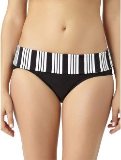 Fashion Women's Melbourne Stripe Scoop Swimsuit Bottom