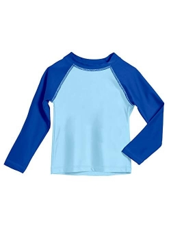 City Threads Boys Rash Guard in Long and Short Sleeves with SPF50+ Made in USA