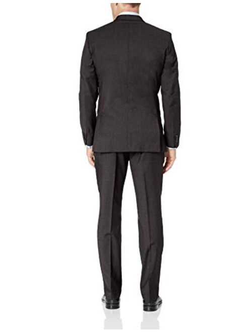 Kenneth Cole New York Men's Travel Ready Wool 32" Finished Bottom Hem Suit