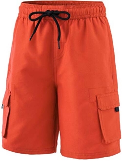 TSLA Boys Swim Trunks, Quick Dry UPF 50+ Beach Board Swim Shorts, Swimsuit Swimwear with Inner Mesh Liner