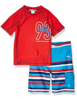 Boys' Rashguard and Trunks Swimsuit Set