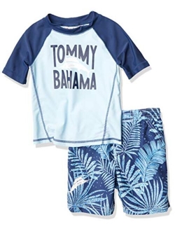 Boys' Rashguard and Trunks Swimsuit Set